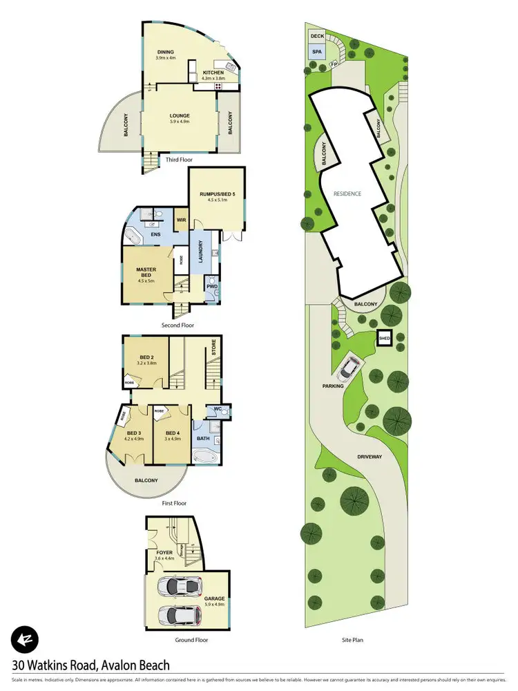 Floorplan of Homely house listing, 30 Watkins Road, Avalon Beach NSW 2107