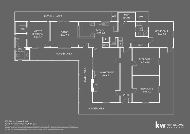 Floorplan of Homely rural property listing, 100 Flynns Creek Road, Flynn VIC 3844