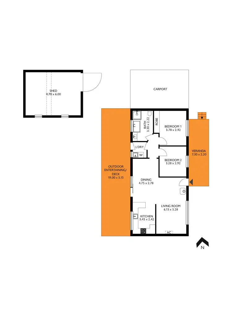 Floorplan of Homely house listing, 16 Main South Road, Myponga SA 5202
