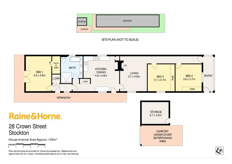 Floorplan of Homely house listing, 28 Crown Street, Stockton NSW 2295