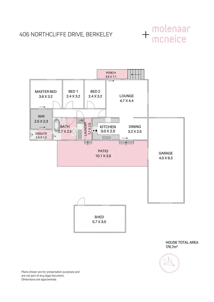 Floorplan of Homely house listing, 406 Northcliffe Drive, Berkeley NSW 2506