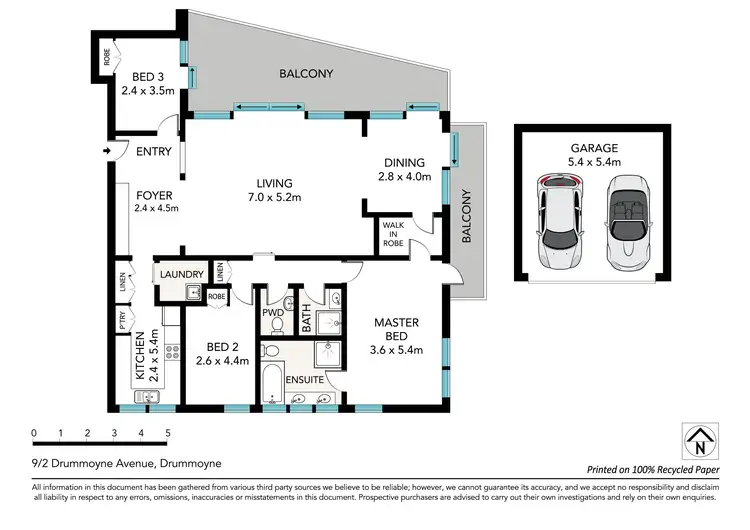 Floorplan of Homely apartment listing, 9/2 Drummoyne Avenue, Drummoyne NSW 2047
