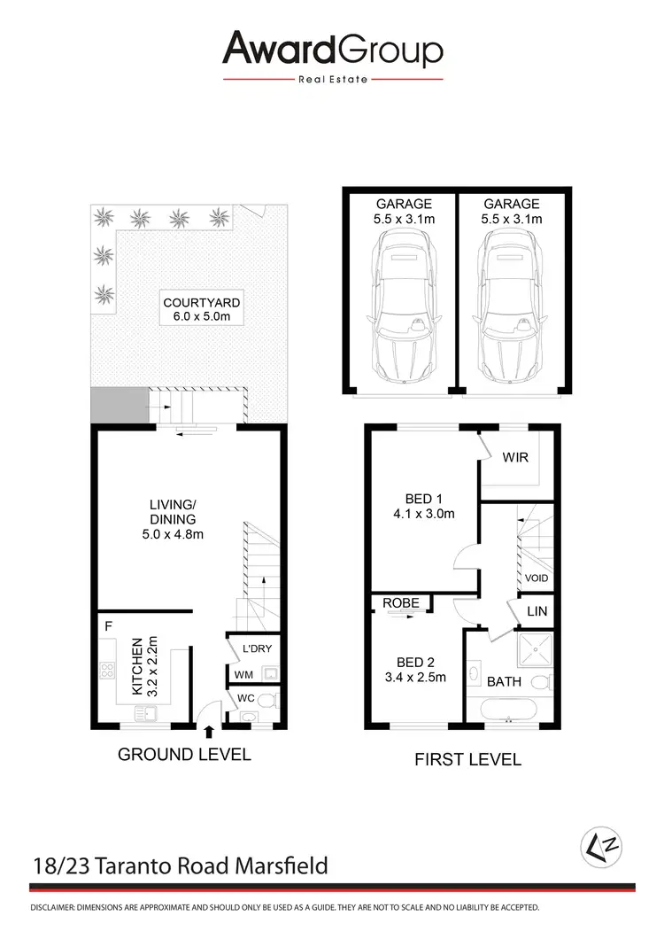 Floorplan of Homely townhouse listing, 18/23 Taranto Road, Marsfield NSW 2122
