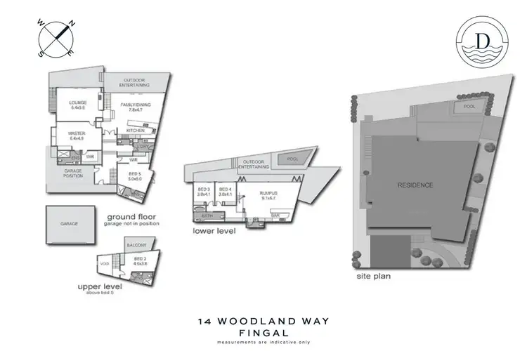 Floorplan of Homely house listing, 14 Woodland Way, Fingal VIC 3939
