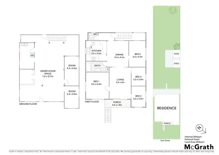 Floorplan of Homely house listing, 302 East Street, Depot Hill QLD 4700