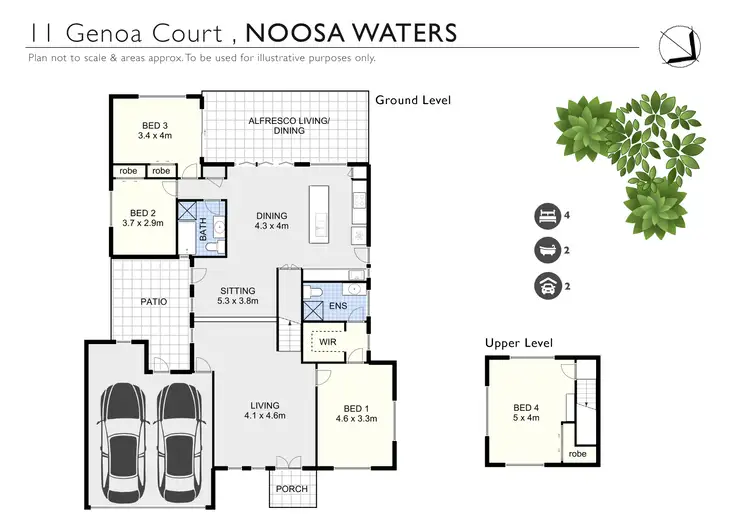 Floorplan of Homely house listing, 11 Genoa Court, Noosa Waters QLD 4566