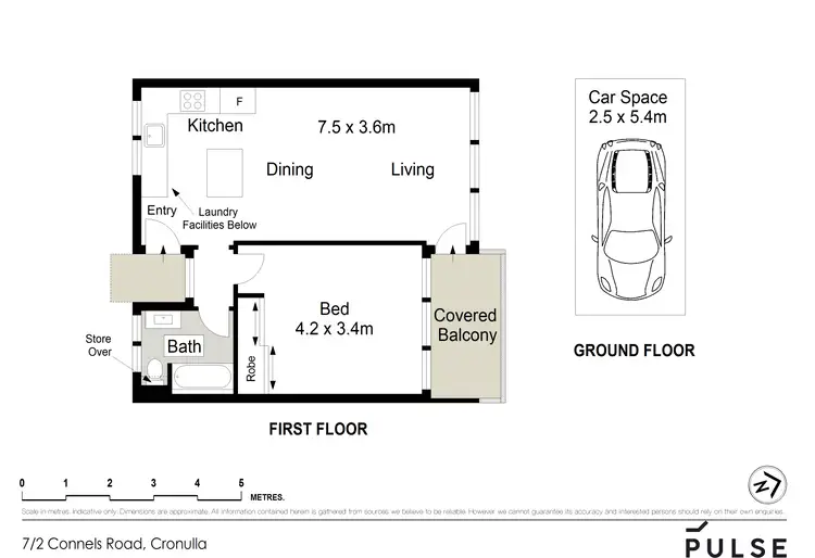Floorplan of Homely apartment listing, 7/2 Connels Road, Cronulla NSW 2230