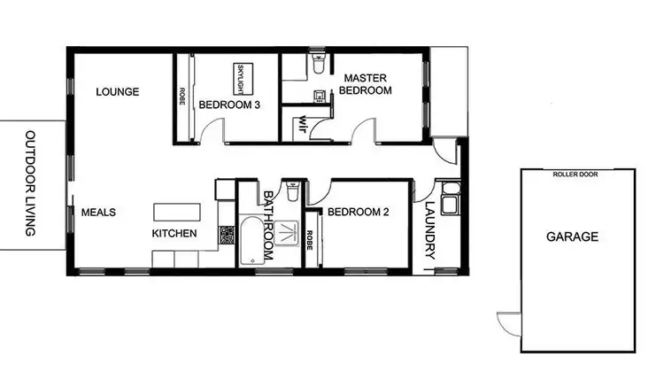 Floorplan of Homely unit listing, 19 Cider Circuit, Darley VIC 3340