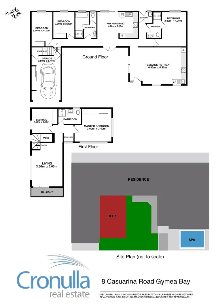 Floorplan of Homely house listing, 8 Casuarina Road, Gymea Bay NSW 2227