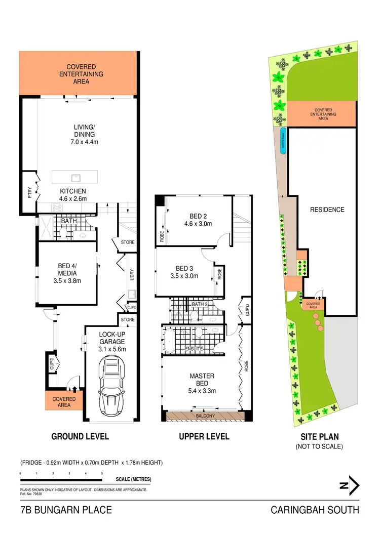 Floorplan of Homely semi-detached listing, 7b Bungarn Place, Caringbah South NSW 2229