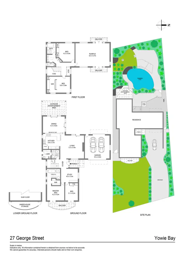 Floorplan of Homely house listing, 27 George Street, Yowie Bay NSW 2228