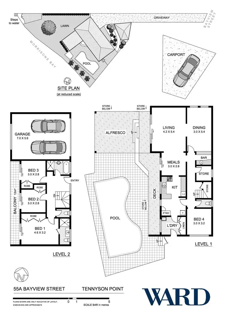 Floorplan of Homely house listing, 55A Bayview Street, Tennyson Point NSW 2111