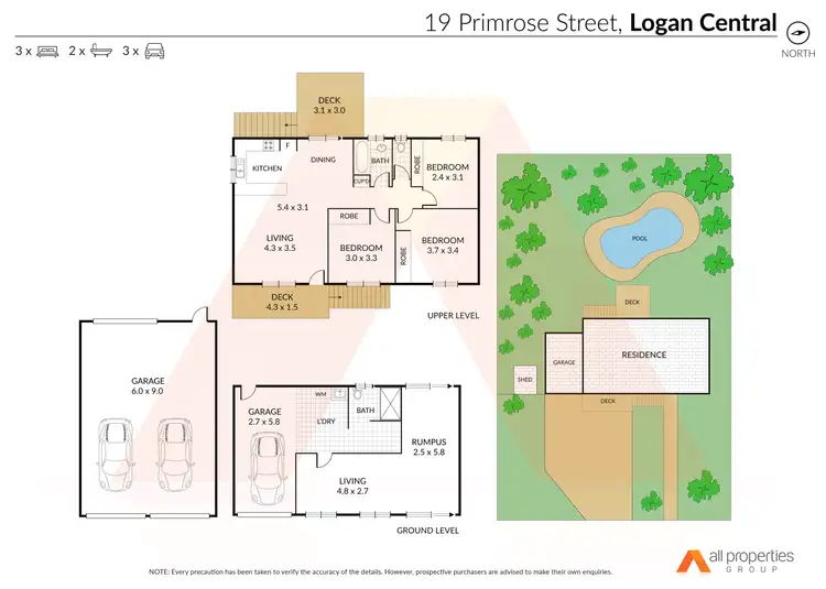 Floorplan of Homely house listing, 19 Primrose Street, Logan Central QLD 4114