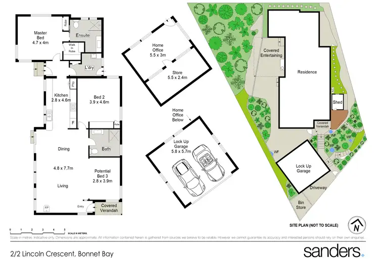 Floorplan of Homely house listing, 2/2 Lincoln Crescent, Bonnet Bay NSW 2226