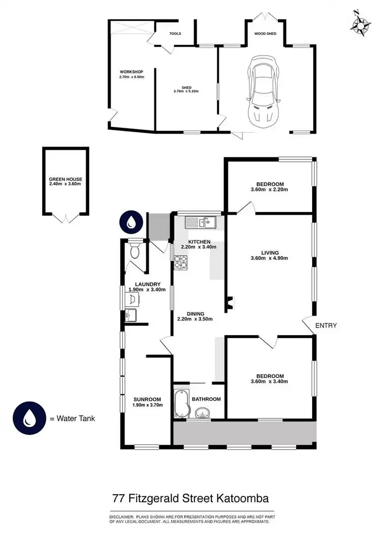 Floorplan of Homely house listing, 77 Fitzgerald Street, Katoomba NSW 2780