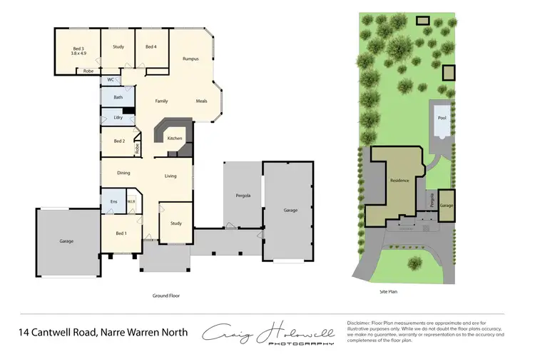 Floorplan of Homely house listing, 14 Cantwell Road, Narre Warren North VIC 3804