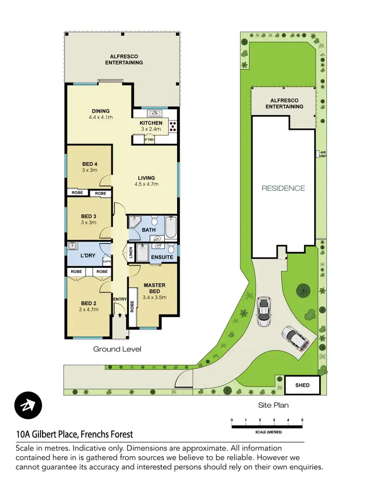 Floorplan of Homely house listing, 10A Gilbert Place, Frenchs Forest NSW 2086