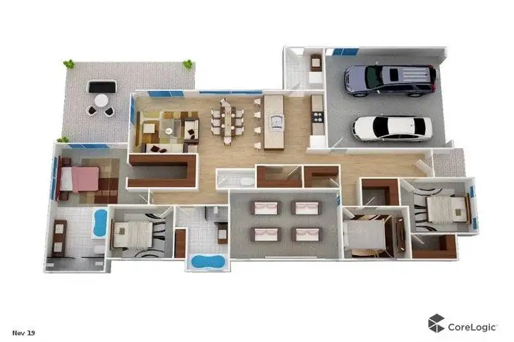 Floorplan of Homely house listing, 38 Whipbird Drive, Smithfield QLD 4878