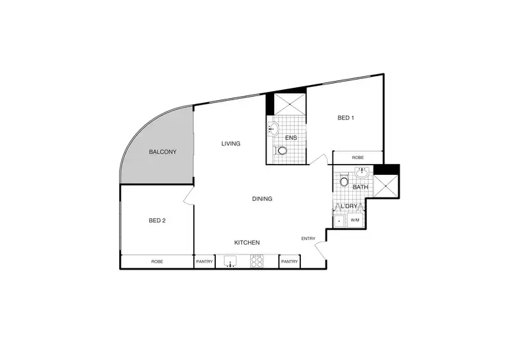 Floorplan of Homely unit listing, 276/1 Anthony Rolfe Avenue, Gungahlin ACT 2912