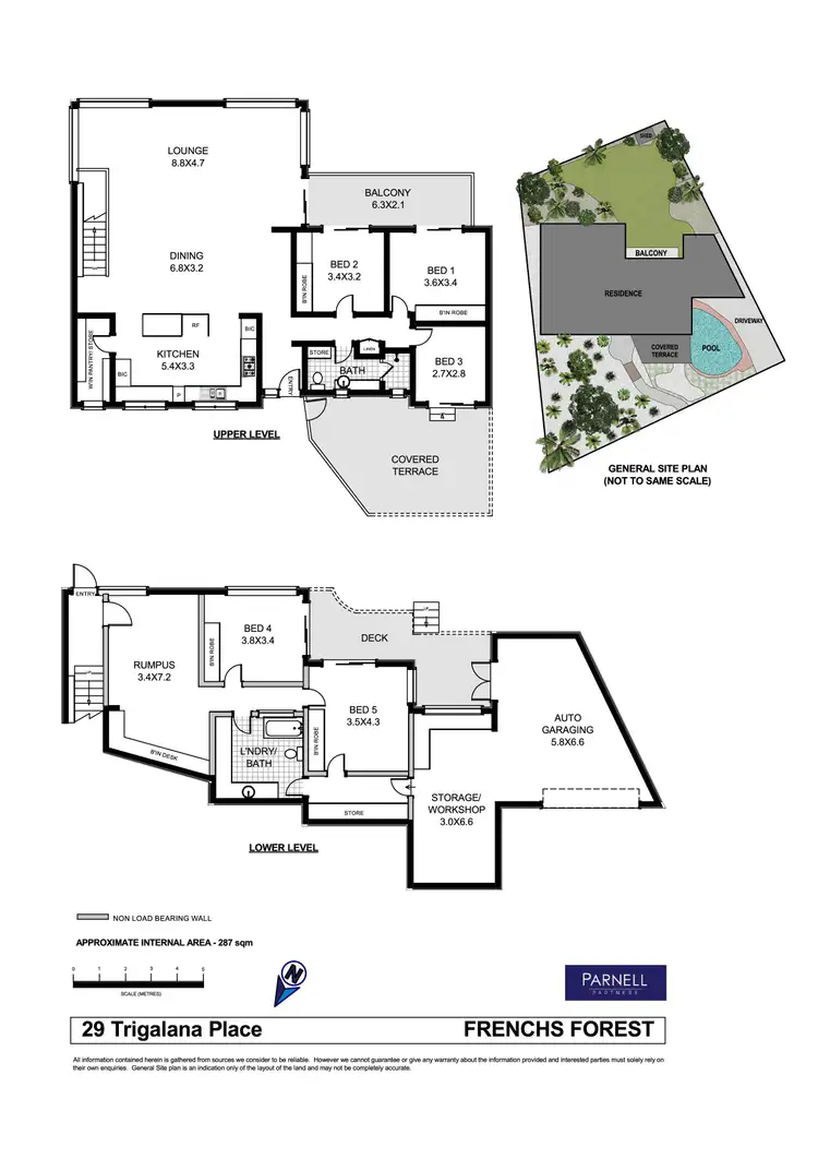 Floorplan of Homely house listing, 29 Trigalana Place, Frenchs Forest NSW 2086