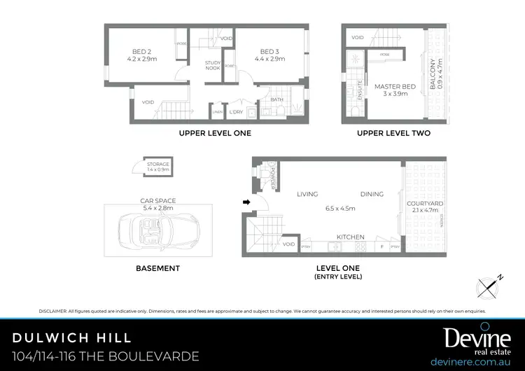 Floorplan of Homely apartment listing, 104/114-116 The Boulevarde, Dulwich Hill NSW 2203