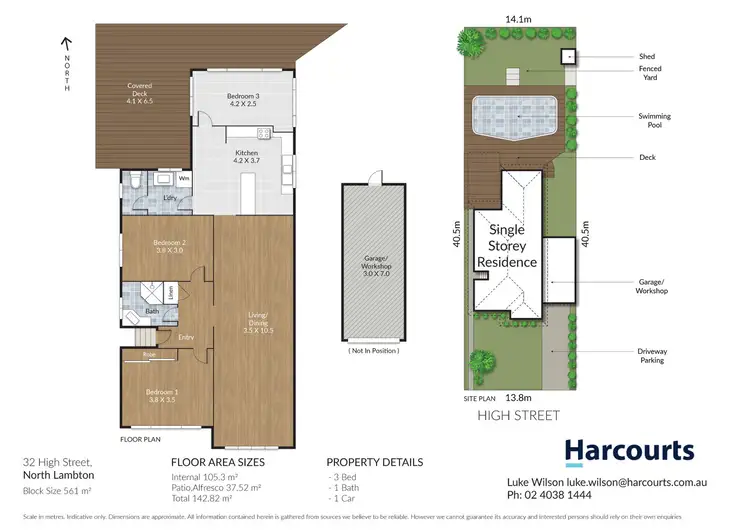 Floorplan of Homely house listing, 32 High Street, North Lambton NSW 2299