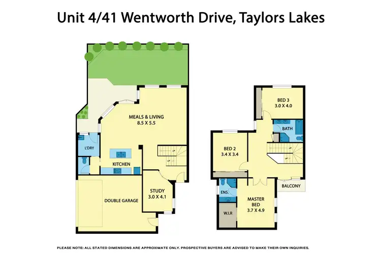 Floorplan of Homely unit listing, 4/41 Wentworth Drive, Taylors Lakes VIC 3038