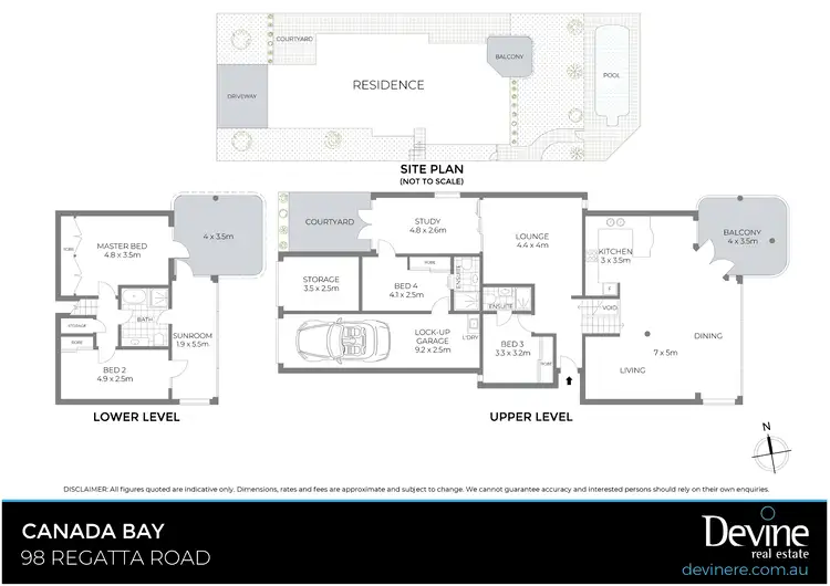 Floorplan of Homely house listing, 98 Regatta Road, Canada Bay NSW 2046