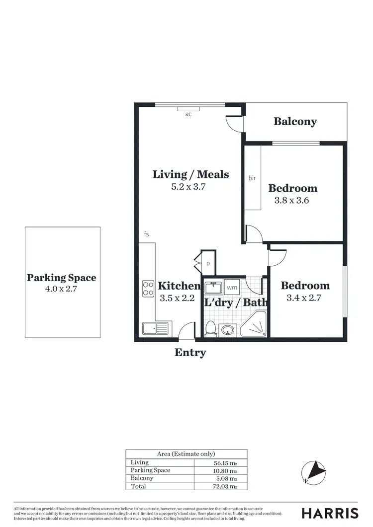 Floorplan of Homely unit listing, 6/7 Henry Street, Plympton SA 5038