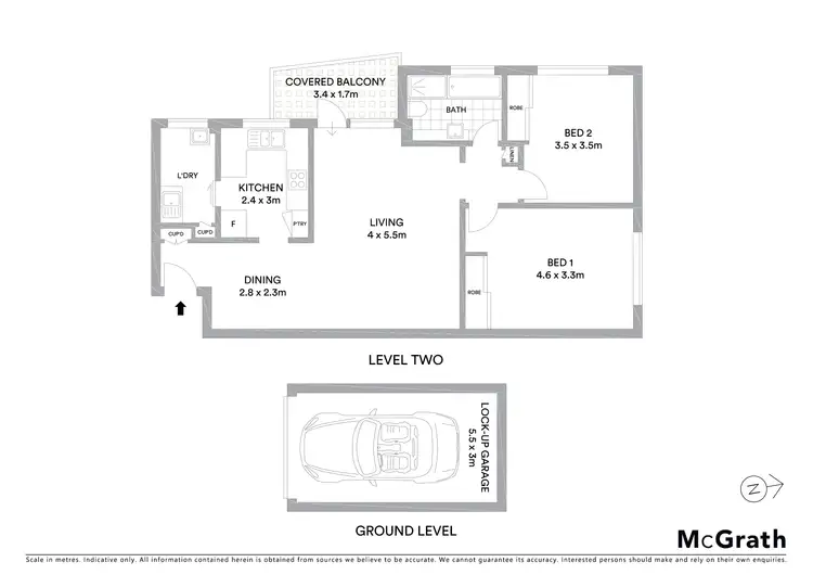 Floorplan of Homely apartment listing, 6/711 Kingsway, Gymea NSW 2227