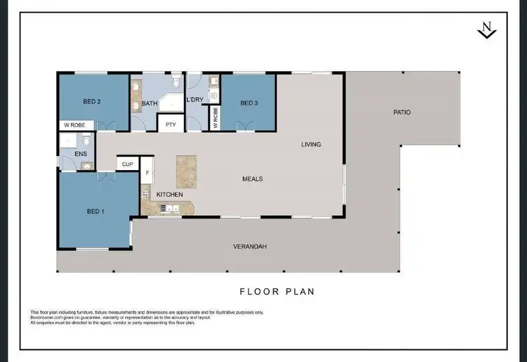 Floorplan of Homely house listing, 195 Old Palmwoods Road, Palmwoods QLD 4555