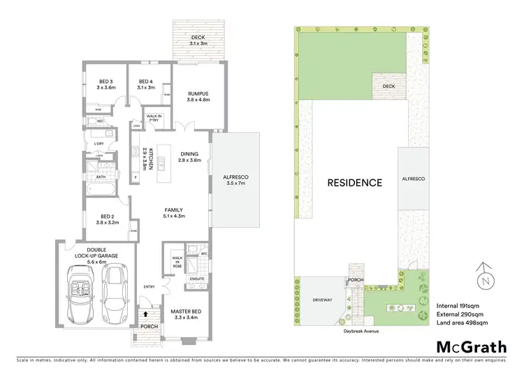 Floorplan of Homely house listing, 40 Daybreak Avenue, Armstrong Creek VIC 3217