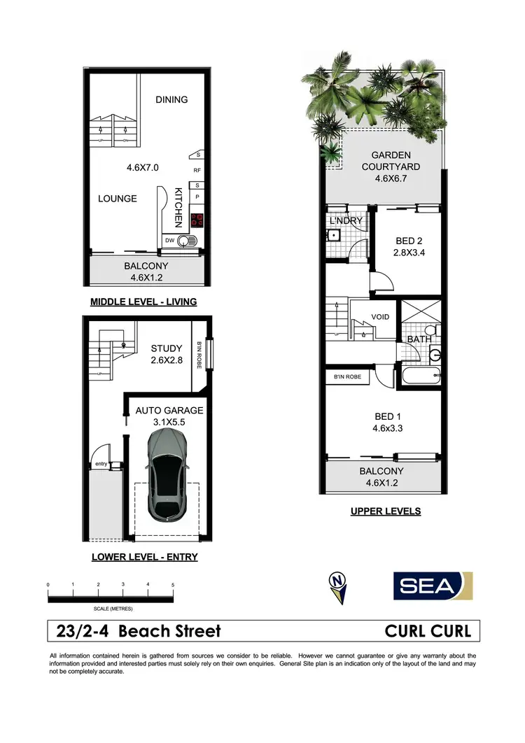 Floorplan of Homely unit listing, 23/2-4 Beach Street, Curl Curl NSW 2096