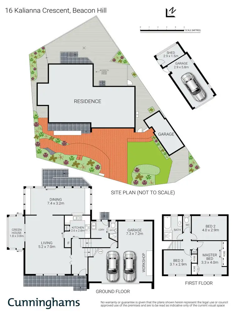 Floorplan of Homely house listing, 16 Kalianna Crescent, Beacon Hill NSW 2100