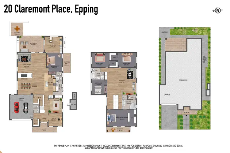 Floorplan of Homely house listing, 20 Claremont Place, Epping VIC 3076