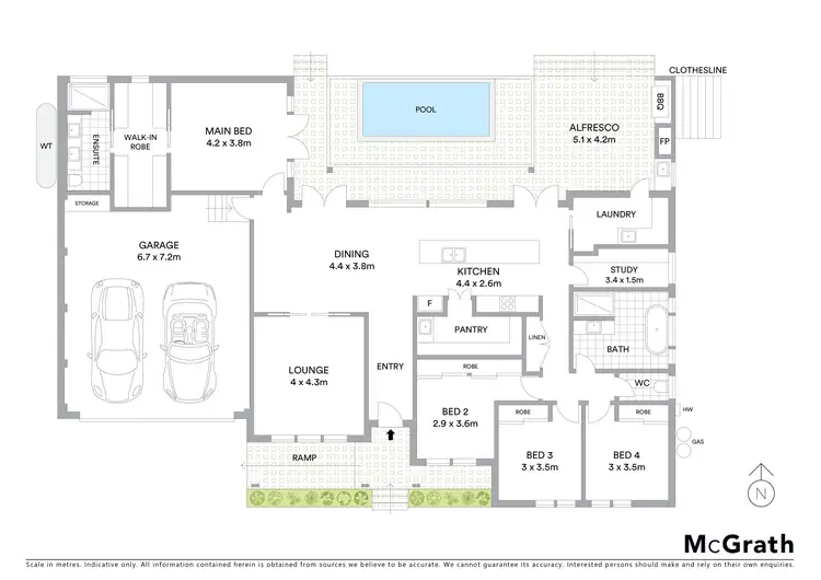 Floorplan of Homely house listing, 8 Costigan Court, Mudgee NSW 2850