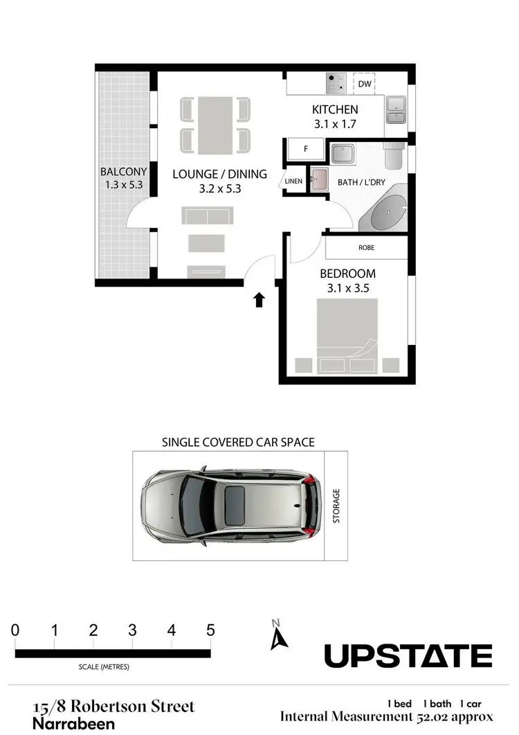 Floorplan of Homely unit listing, 15/8 Robertson Street, Narrabeen NSW 2101