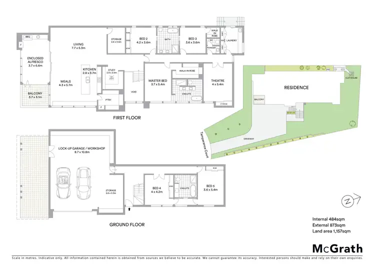 Floorplan of Homely house listing, 6 Temperance Court, Nerrina VIC 3350