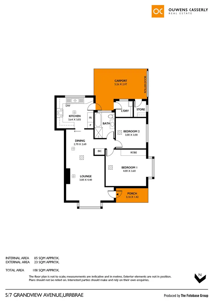 Floorplan of Homely apartment listing, 5/7 Grandview Avenue, Urrbrae SA 5064