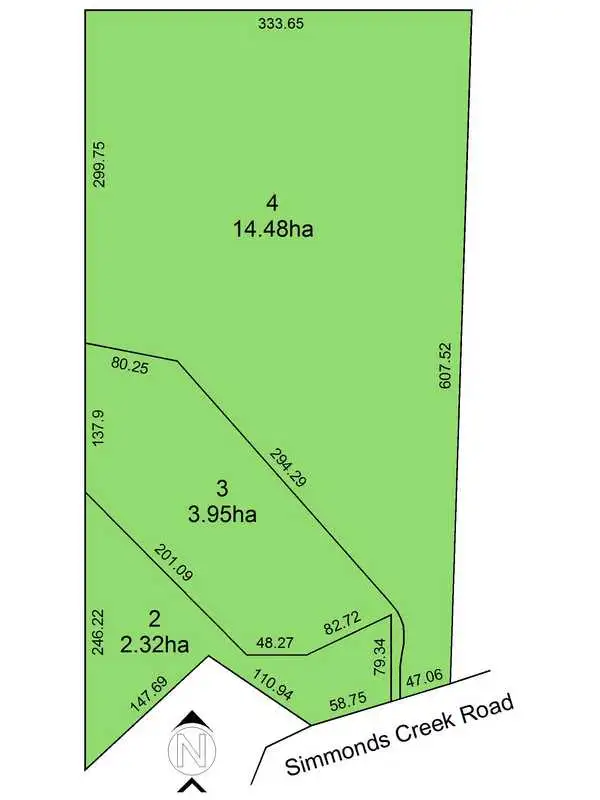 Floorplan of Homely rural property listing, 158 Lot 2, 3, 4 Simmonds Creek Road, Tawonga South VIC 3698