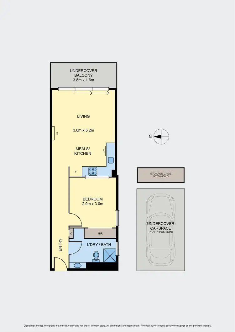 Floorplan of Homely apartment listing, 216/3 Duggan Street, Brunswick West VIC 3055