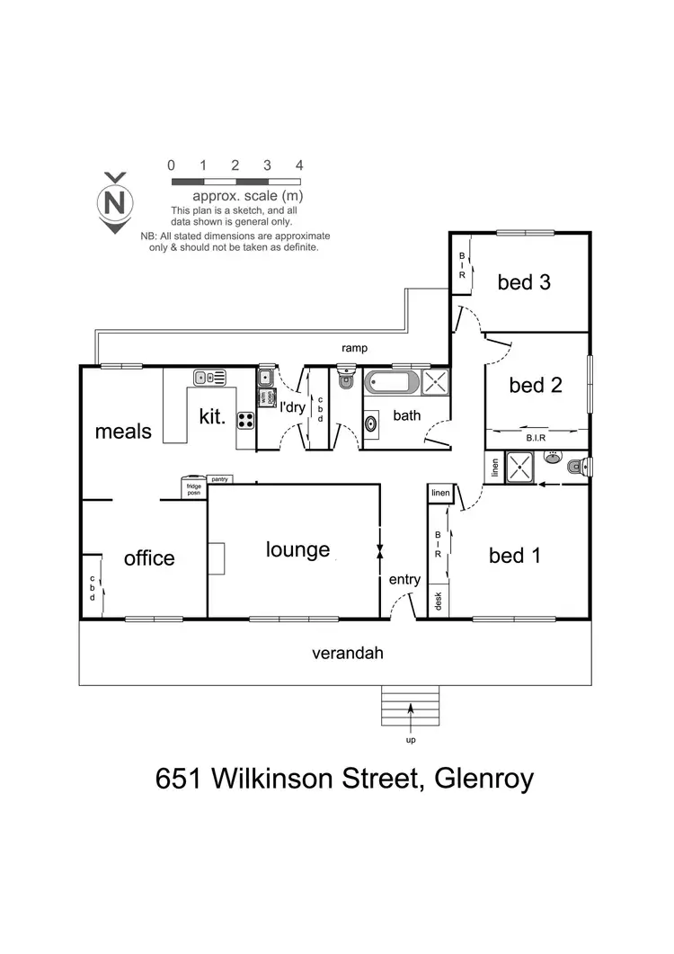 Floorplan of Homely house listing, 651 Wilkinson Street, Glenroy NSW 2640