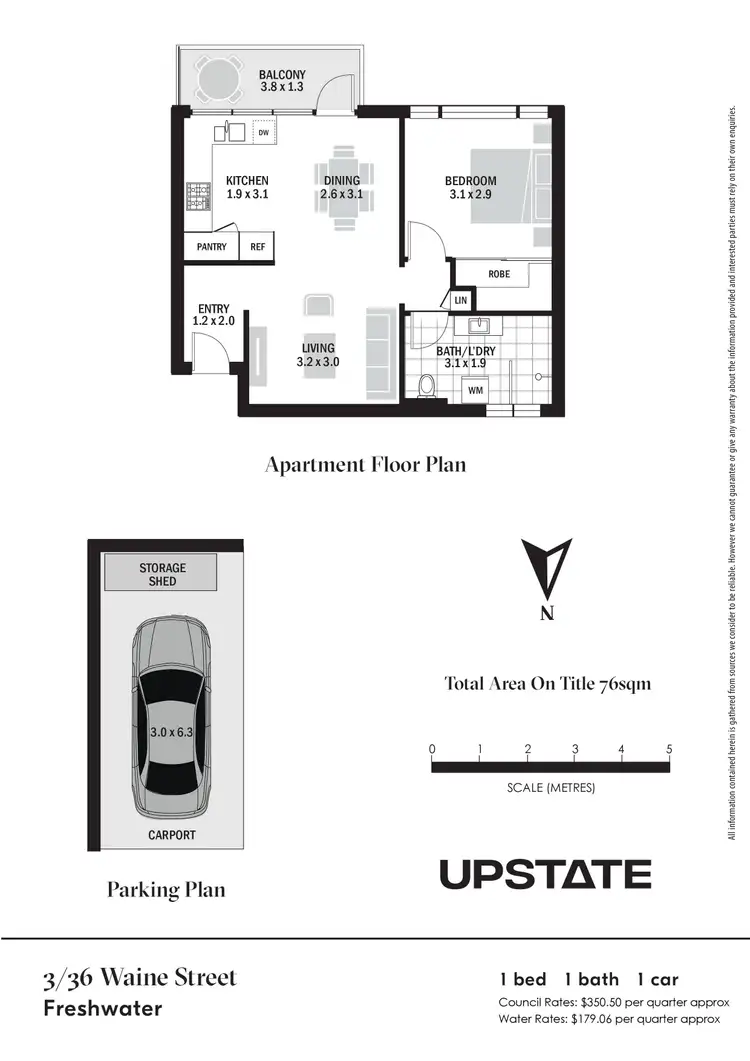 Floorplan of Homely apartment listing, 3/36 Waine Street, Freshwater NSW 2096