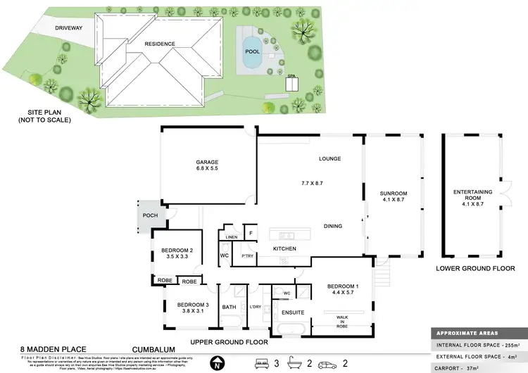 Floorplan of Homely house listing, 8 Madden Place, Cumbalum NSW 2478