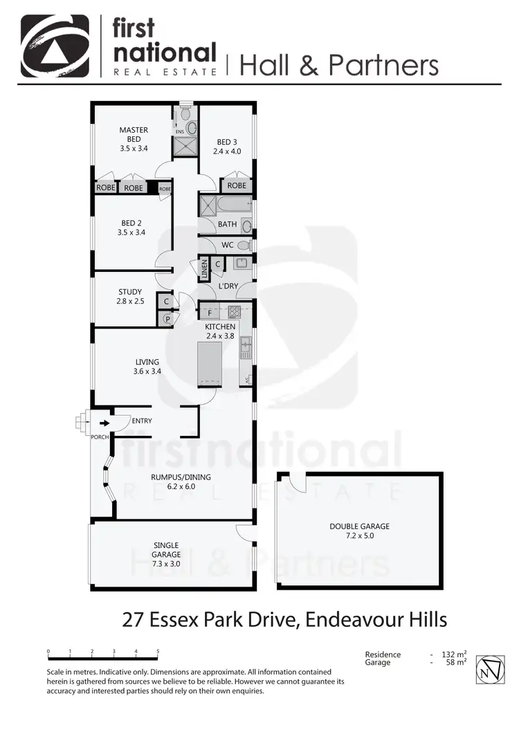 Floorplan of Homely house listing, 27 Essex Park Drive, Endeavour Hills VIC 3802