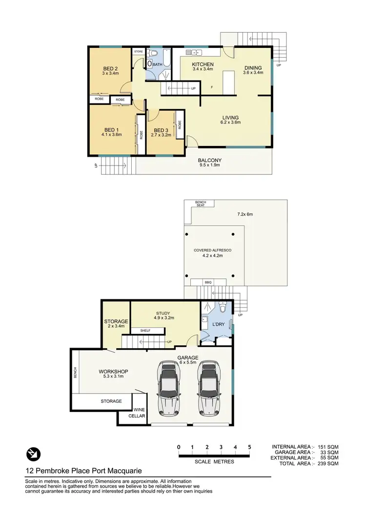 Floorplan of Homely house listing, 12 Pembroke Place, Port Macquarie NSW 2444