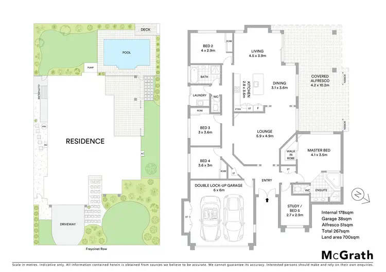Floorplan of Homely house listing, 5 Freycinet Row, Buderim QLD 4556