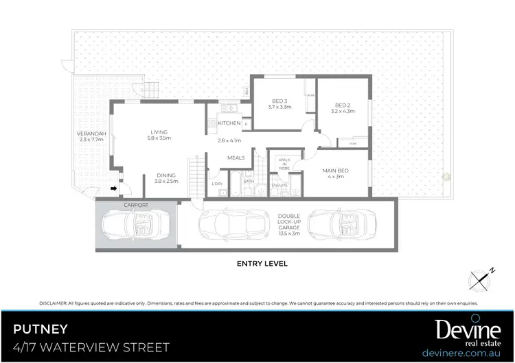 Floorplan of Homely villa listing, 4/17 Waterview Street, Putney NSW 2112