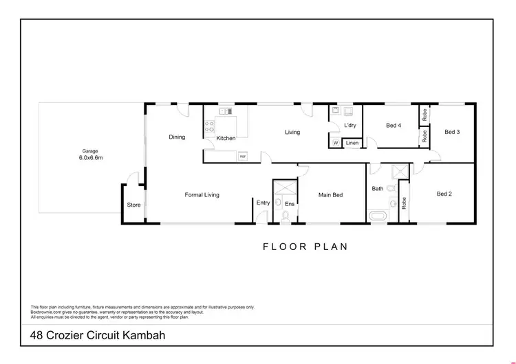 Floorplan of Homely house listing, 48 Crozier Circuit, Kambah ACT 2902
