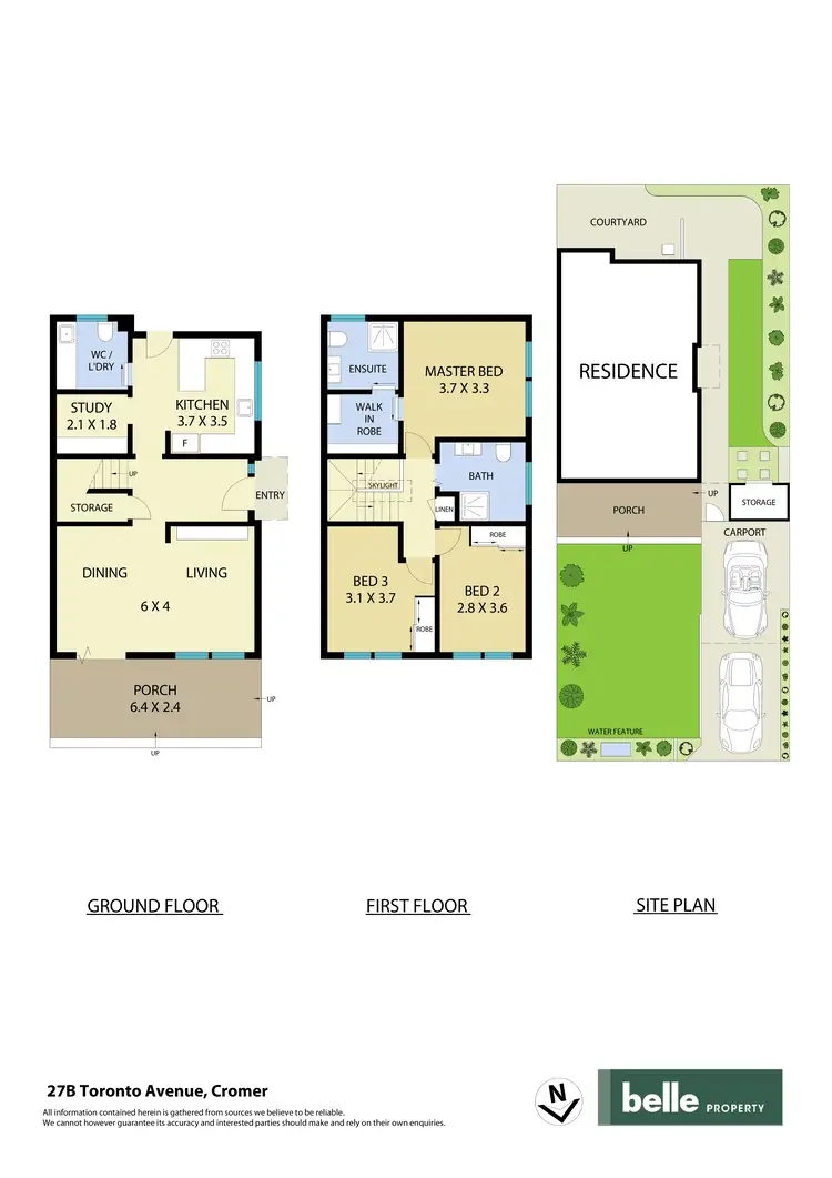 Floorplan of Homely house listing, 27B Toronto Avenue, Cromer NSW 2099